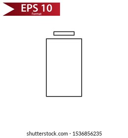 Battery logo is a simple logo or icon, compatible for any company.