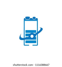 battery logo template