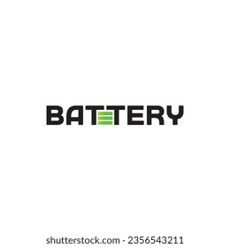 Battery logo vector symbol, power, energy, Charging battery sign icon battery percentage minimalistic icon