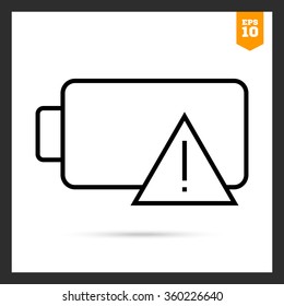 Battery with low charge
