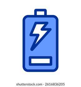 Battery Low Icon Element For Design