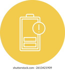 Battery Low vector icon. Can be used for printing, mobile and web applications.