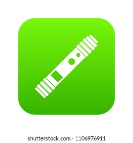 Battery mod for electronic cigarette icon digital green for any design isolated on white vector illustration