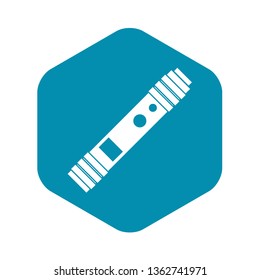 Battery mod for electronic cigarette icon in simple style isolated on white background. Charging symbol