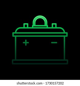 battery nolan icon. Simple thin line, outline vector of motor sports icons for ui and ux, website or mobile application