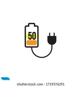 battery number icon design vector illustration 