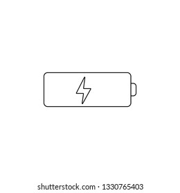 Battery Outline Vector Icon