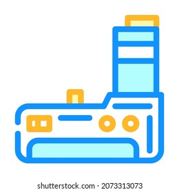 battery pack color icon vector. battery pack sign. isolated symbol illustration