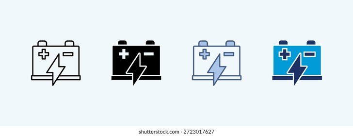 battery pack	multiple style icon collection