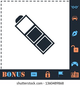 Battery. Perfect icon with bonus simple icons