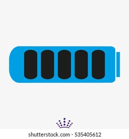 battery for the phone icon, vector illustration EPS 10