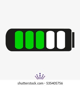 battery for the phone icon, vector illustration EPS 10