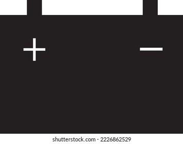 Logo für Akkulaufpolarität Vektorsymbol Symbol Illustration Abstrakte Elemente Design Web
