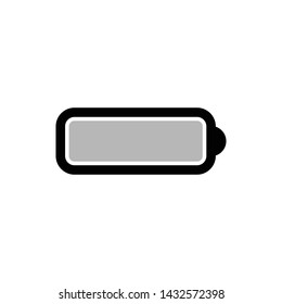Battery Power Charging Vector Icon Design Template