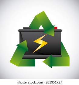 battery power design, vector illustration eps10 graphic 