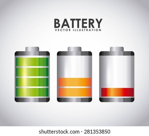 battery power design, vector illustration eps10 graphic 