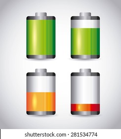 battery power design, vector illustration eps10 graphic 