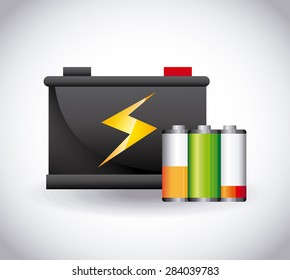 battery power design, vector illustration eps10 graphic 