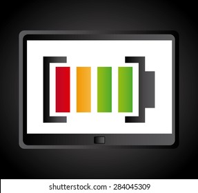 battery power design, vector illustration eps10 graphic 