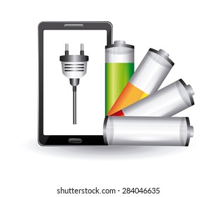 battery power design, vector illustration eps10 graphic 