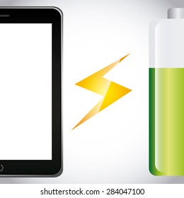 battery power design, vector illustration eps10 graphic 