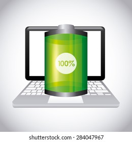 battery power design, vector illustration eps10 graphic 