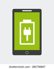 battery power design, vector illustration eps10 graphic 