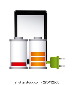 battery power design, vector illustration eps10 graphic 