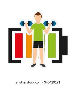 battery power design, vector illustration eps10 graphic 