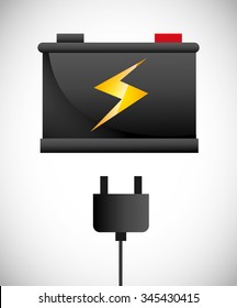 battery power design, vector illustration eps10 graphic 