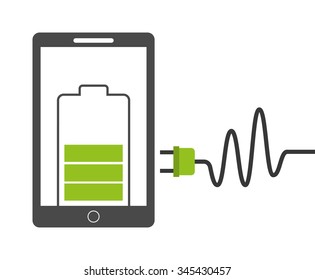 battery power design, vector illustration eps10 graphic 