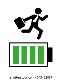battery power design, vector illustration eps10 graphic 
