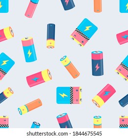 Battery power electronics seamless pattern