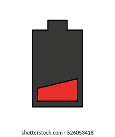 battery power energy icon vector illustration design