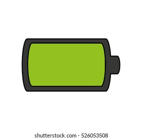 battery power energy icon vector illustration design