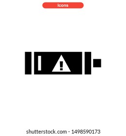 battery power icon isolated sign symbol vector illustration - high quality black style vector icons
