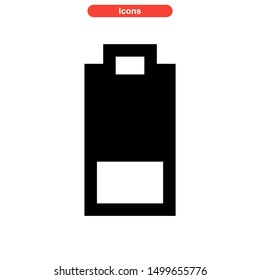 battery power icon isolated sign symbol vector illustration - high quality black style vector icons
