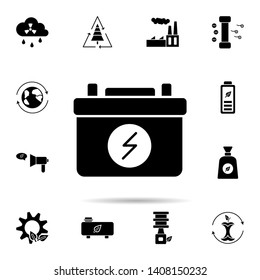Battery, power icon. Universal set of ecology for website design and development, app development