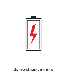 battery, power icon vector illustration