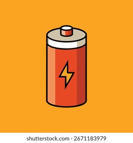 Batteriestromsymbol, Vektorgrafik