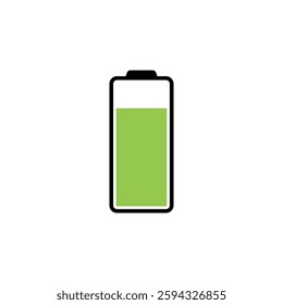 Battery Power Indicator Icon Vector