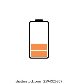 Battery Power Indicator Icon Vector
