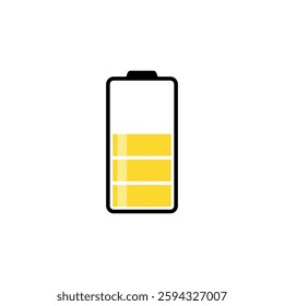 Battery Power Indicator Icon Vector