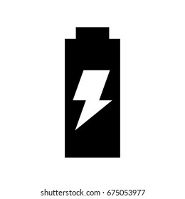 battery power isolated icon