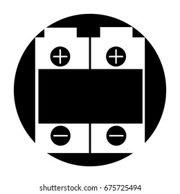 battery power isolated icon