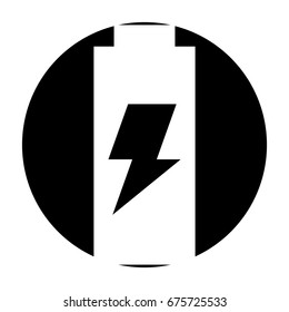 battery power isolated icon