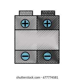 battery power isolated icon