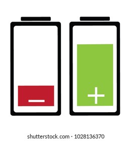 battery power , battery sign, vector