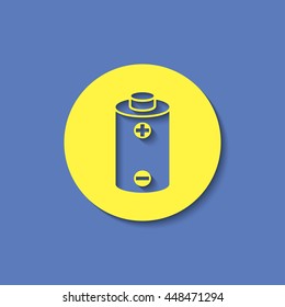 battery power vector icon