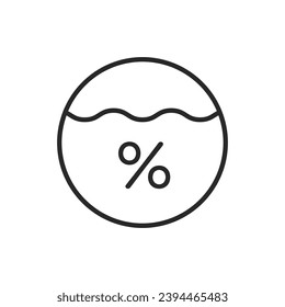 Battery. Progress. Percentage chart. Simple vector icon.